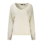 White Cotton Women's Sweatshirt