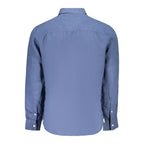 Blue Linen Men's Shirt