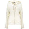 White Cotton Womens Sweatshirt