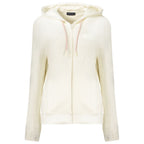 White Cotton Womens Sweatshirt