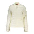 White Polyester Women's Jacket