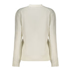 White Cotton Women's Sweatshirt