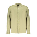 Green Linen Men's Shirt