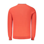 Red Cotton Men Sweater