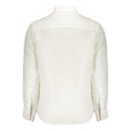 White Linen Men's Shirt