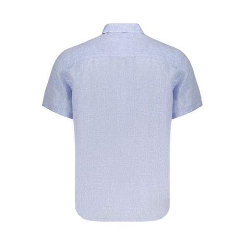 Light Blue Linen Men's Shirt