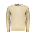 Beige Cotton Men's Pullover