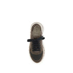 Brown Calf Leather Bos Taurus Athletic Sneakers