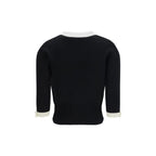 Valentino Garavani Black Cotton Cardigan