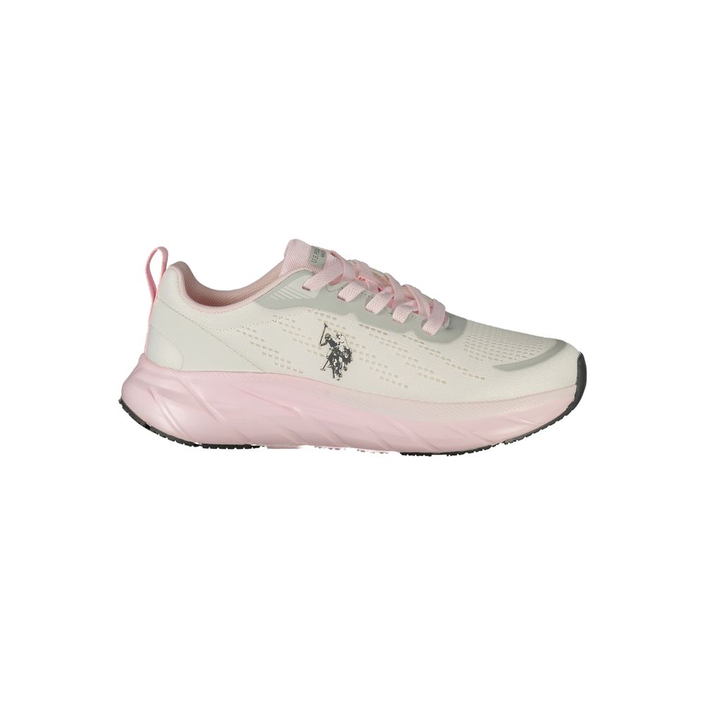 Damen-Sneaker aus weißem Polyurethan