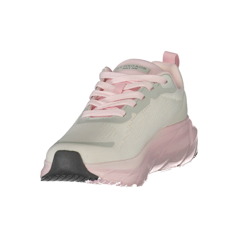 Damen-Sneaker aus weißem Polyurethan