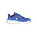 Blauer Herren-Sneaker aus Polyurethan
