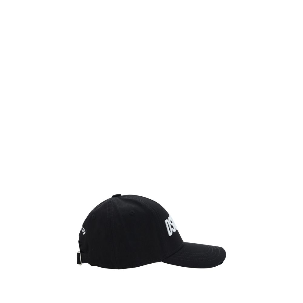 Schwarze Baumwollkappe (Baseballmütze)