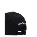Schwarze Baumwollkappe (Baseballmütze)