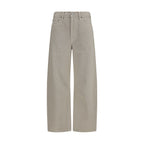 Beige Cotton Jeans Denim