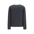 Valentino Garavani Gray Wool Oves Aries Sweatshirt