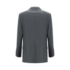 Valentino Garavani Gray Wool Oves Aries Jacket