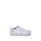 White Calf Leather Bos Taurus Athletic Sneakers