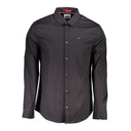 Black Cotton Men's Shirt