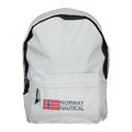 Gray Polyester Men Backpack