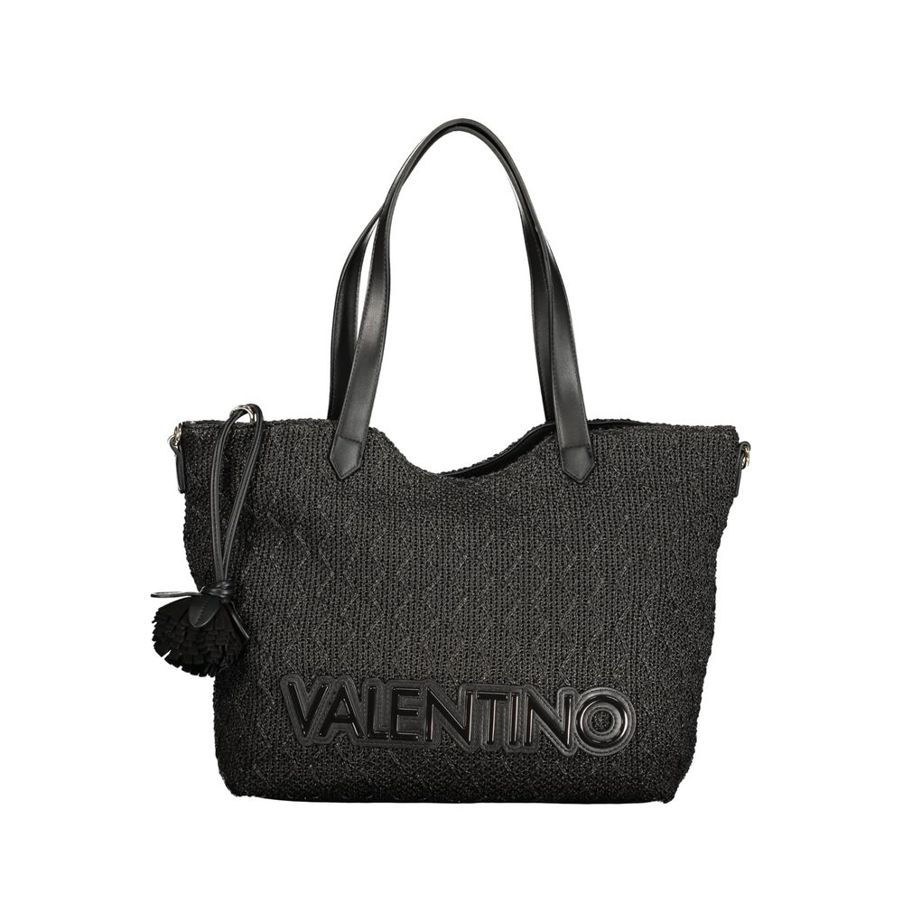 Schwarze Polyethylen-Damenhandtasche