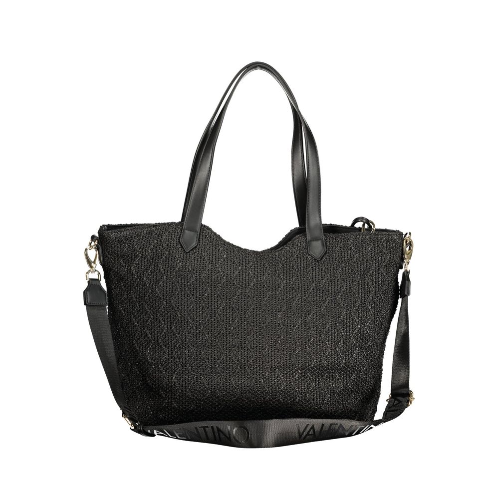 Schwarze Polyethylen-Damenhandtasche