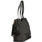 Schwarze Polyethylen-Damenhandtasche