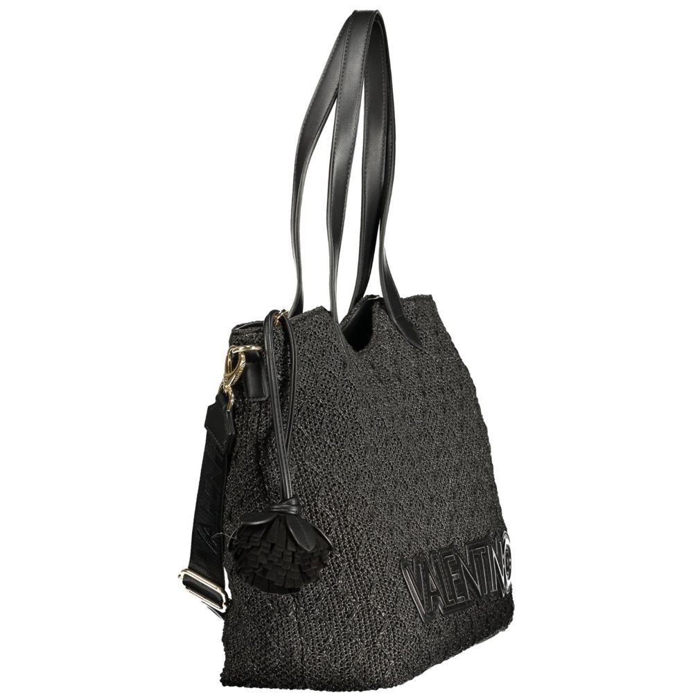 Schwarze Polyethylen-Damenhandtasche
