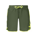 Green Polyamide Men's Shorts