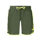 Green Polyamide Men's Shorts