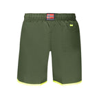 Green Polyamide Men's Shorts