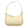 Beige Polyurethane Women Bag