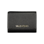 Black Polyurethane Womens Wallet