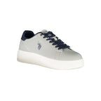 Gray Polyester Men's Sneaker
