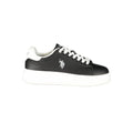 Black Polyurethane Men's Sneaker