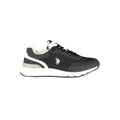 Herren-Sneaker aus schwarzem Polyester