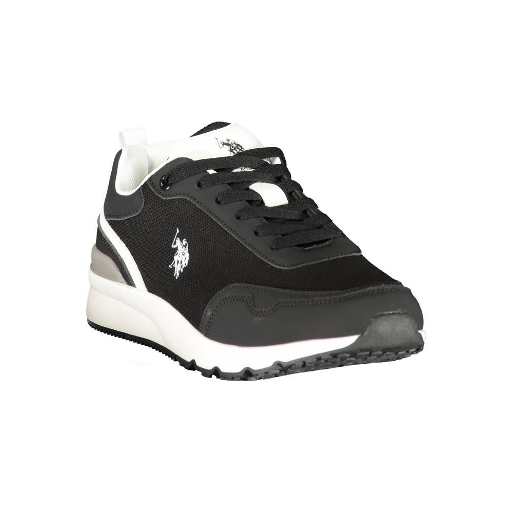 Herren-Sneaker aus schwarzem Polyester
