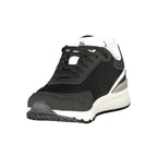 Herren-Sneaker aus schwarzem Polyester