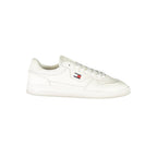 White Polyurethane Men's Sneaker