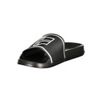 Black Polyurethane Men's Slipper