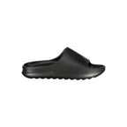 Black Polyurethane Men's Slipper
