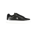 Black Polyurethane Men's Sneaker