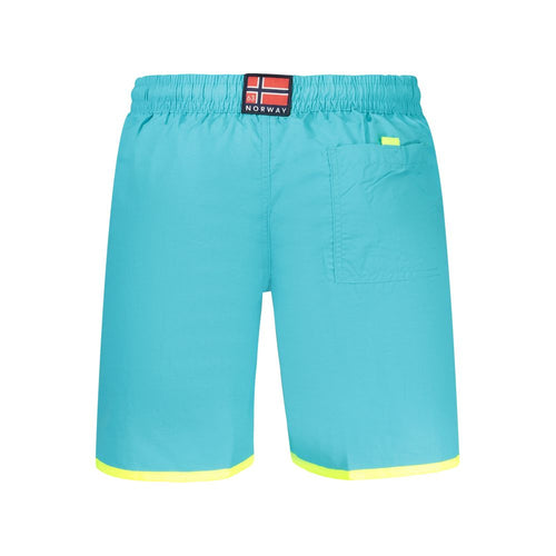 Azure Polyamide Men's Swimwear Shorts