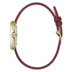 Mehrfarbige Leder-Dresswatch