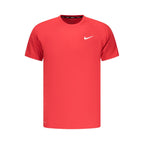 Red Polyester Men's T-Shirt