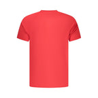 Red Polyester Men's T-Shirt