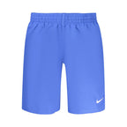 Blue Polyester Men Swimwear
