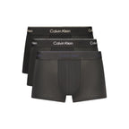 Black Cotton Menswear Short