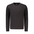 Black Cotton Men's Sweater
