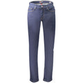 Blue Cotton Men's Jean for a Timeless Casual Look